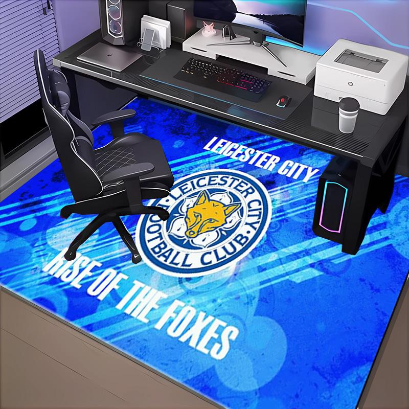 1PC Leicester City Football Club  Rug Game Carpet, Floor Mat for Bedroom Living Room Entryway Rug, Home Decor Idea Gift for Christmas birthday