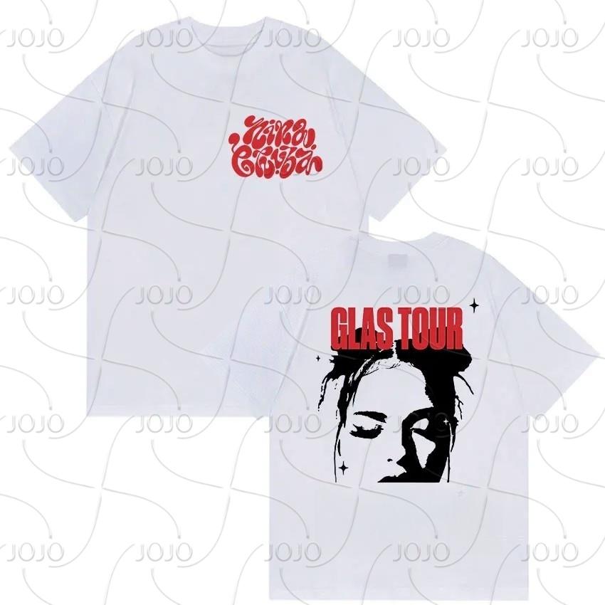 

Nina Chuba Album Tour 2025 Print T Shirt Men Women Hip Hop Clothing Short Sleeve T-shirts Retro Fashion Oversized T-shirt 4XL
