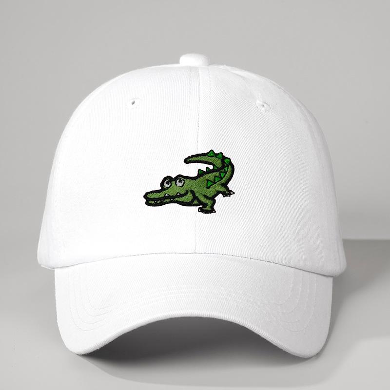 Cappellino da Baseball Coccodrillo Cartone Animato Carino Regolabile Poliestere Cappello da Sole per Esterno Unisex Regalo Semplice