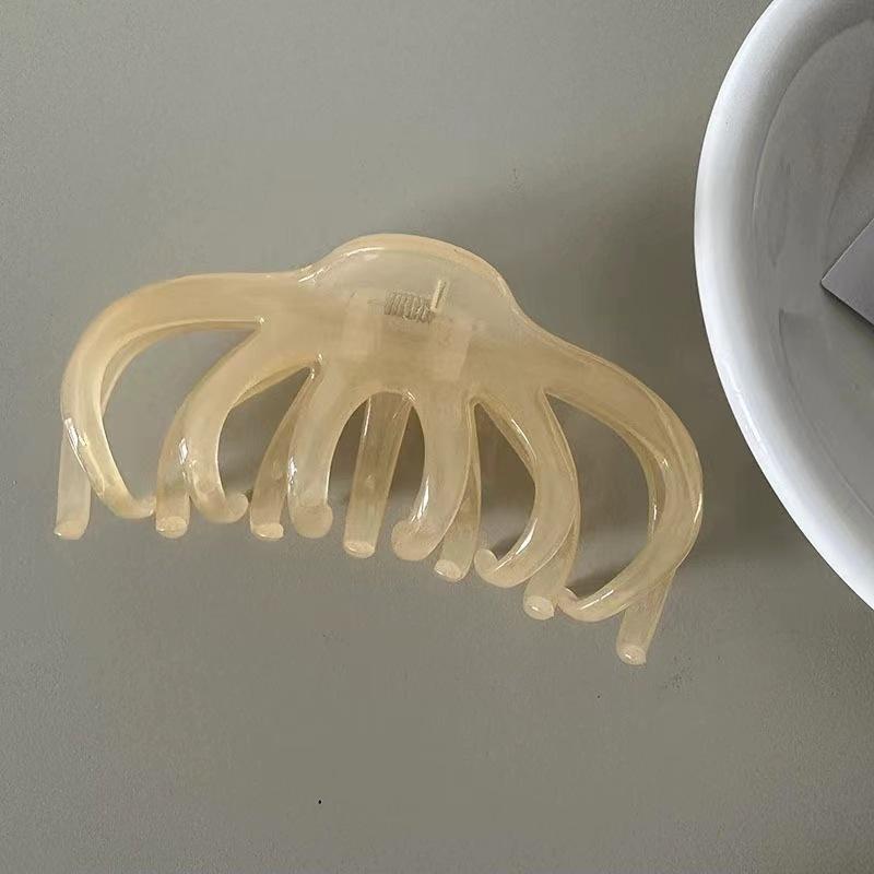 Korea Large Hair Claw  for Women Fashion Big Hair Clip Girls Claw Clip for Thick Hair Black Hairclip Ponytail Clip Accessories