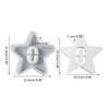 Hollow Number Silicone Molds Star Shape Castings Mould Epoxys Resin Mould DIY Baking Molds Candle Molds Home Decorations