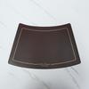 Scalloped Leather Placemat Table Mat Oil-Water-Proof And Heat-Insulating Household PU Table Coasters Kitchen Device Sets