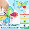 4-Color Sensory Toy Montessori Educational Playset For Kids - Fine Motor Skills Development Learning Game Gift