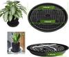 Stand,4-Pack 14 Inch, Elevated Plant Saucer Self-Watering Fabric Pot Base,
