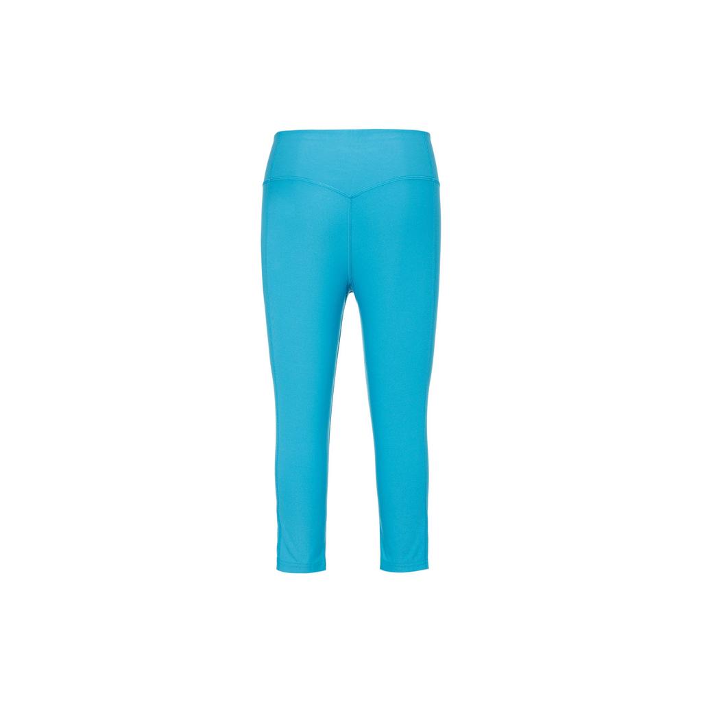 Nike Solid Color Quick-Dry Three-Quarter Sports Leggings Women Leggings Blue 548502-407