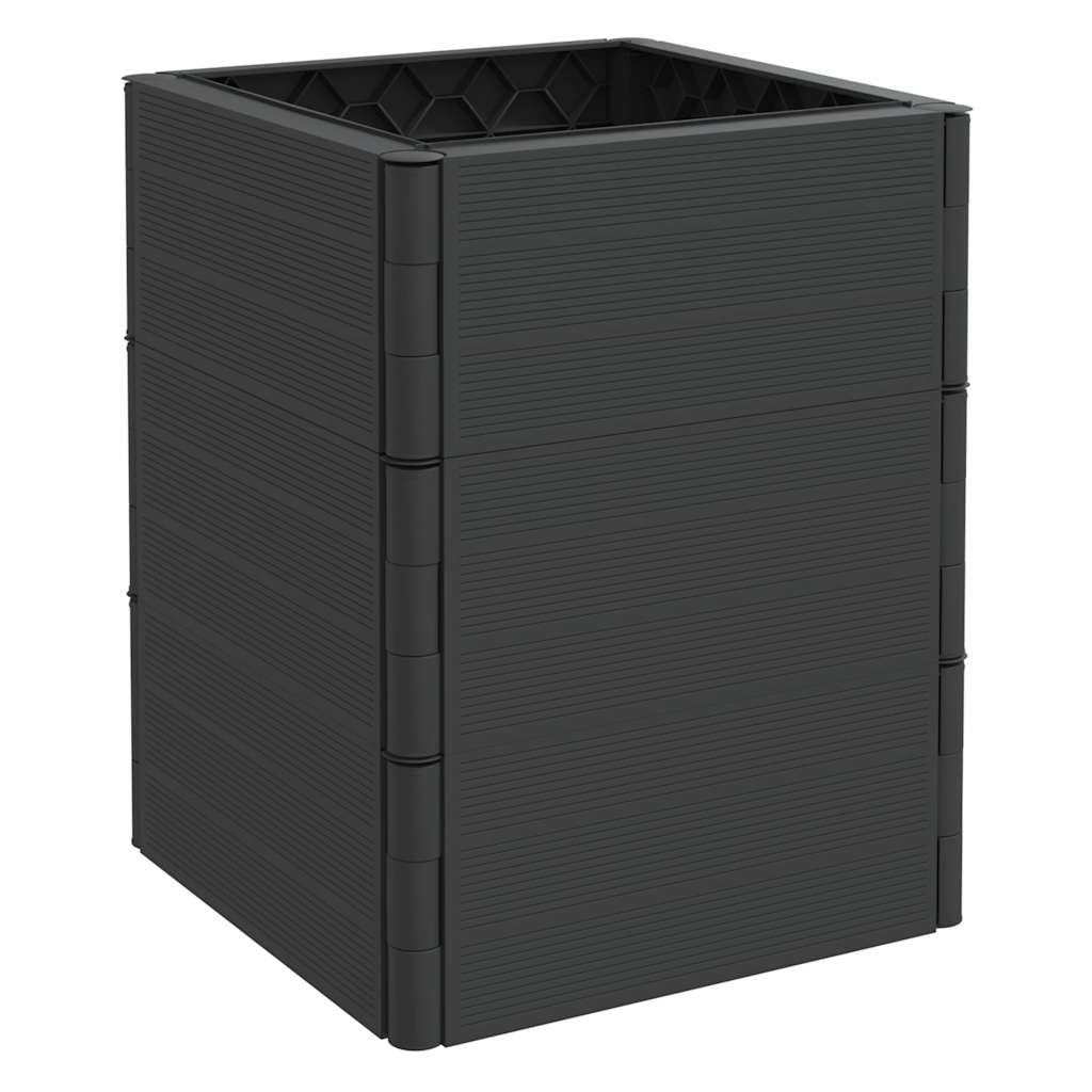 Planting Troughs 2 pcs Anthracite PP