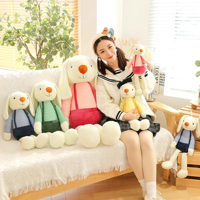 Brinquedo de Pelúcia Coelho Tangtang Boneca Coelho Infantil Acalmador Boneca de Máquina de Pegar Boneca Travesseiro para Meninas Presente Feito à Mão