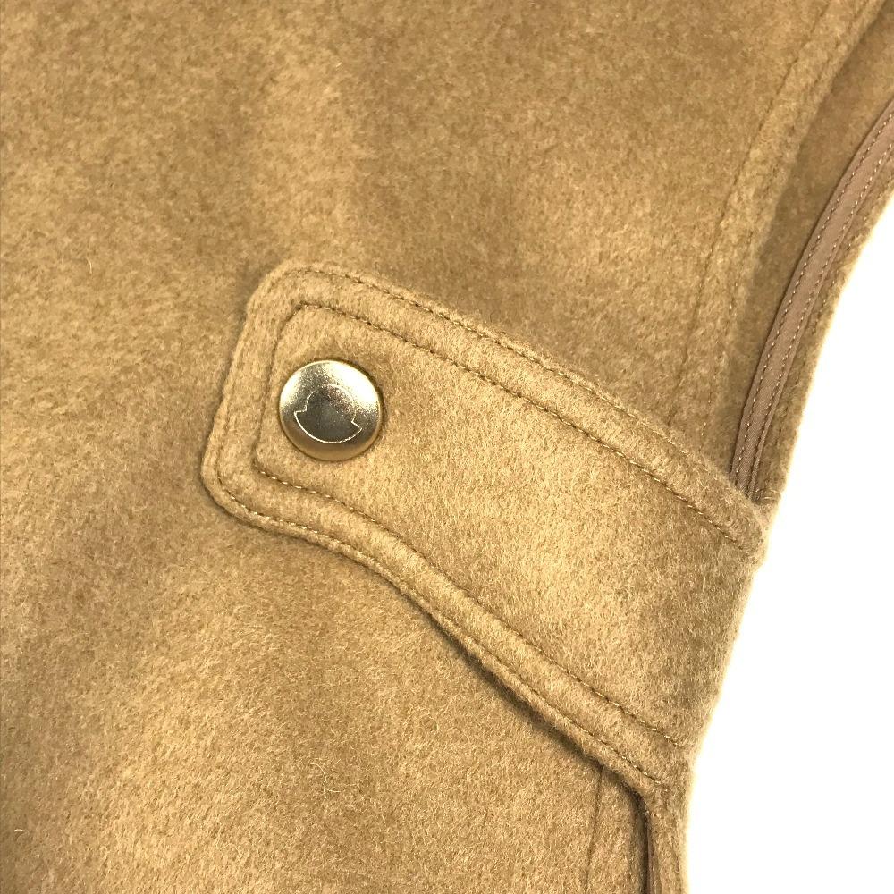 MONCLER logo PONCHO CAPE Apparel Outerwear Haori Tops poncho wool / Nylon Beige