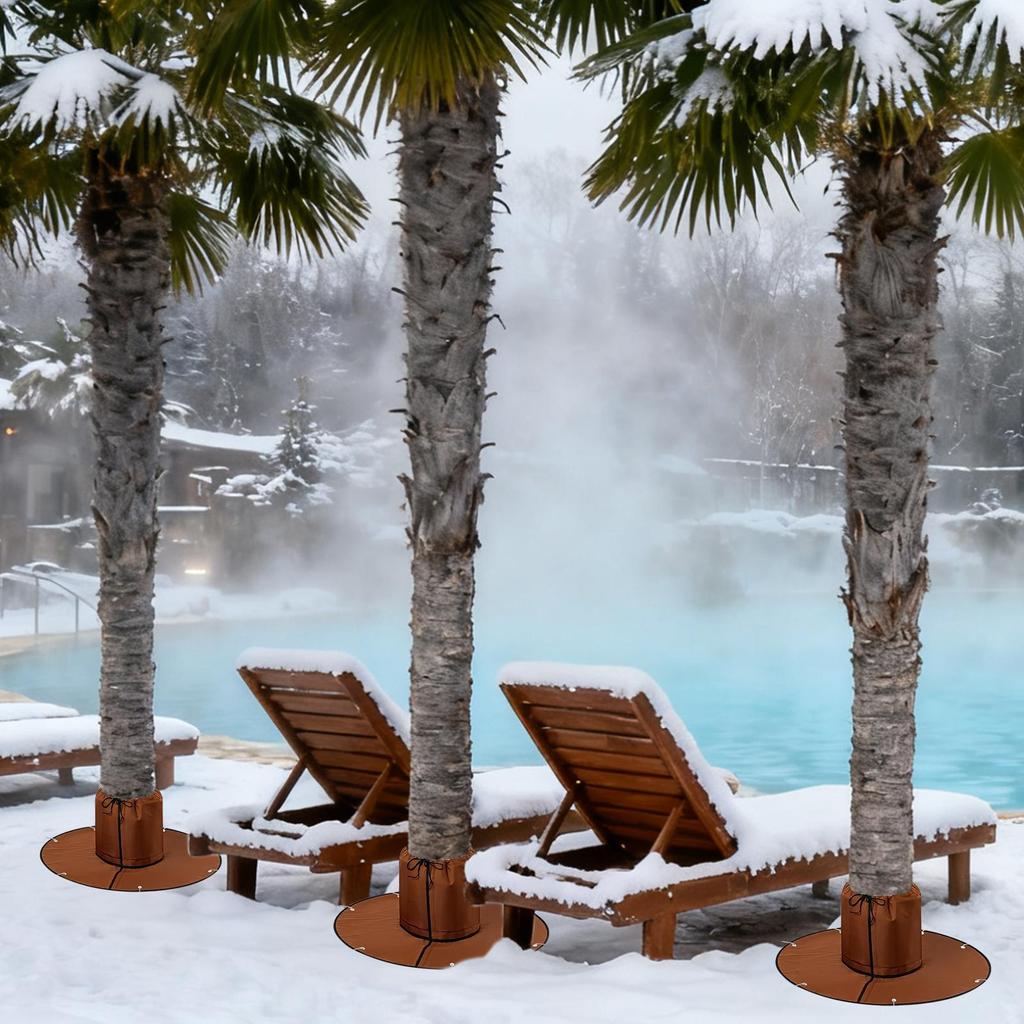 Palm Tree Root Cover Trunk Frost Barrier Guard Plant Root Frost Protection For Winter Outdoor Backyard Lawn Garden Landscape