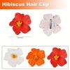 1pc Hibiscus Flower Hair Clip - Hawaiian Style Tropical Floral Hair Accessories for Women, Dance Party & Vacation Hair Clips, Durable Hairpin
