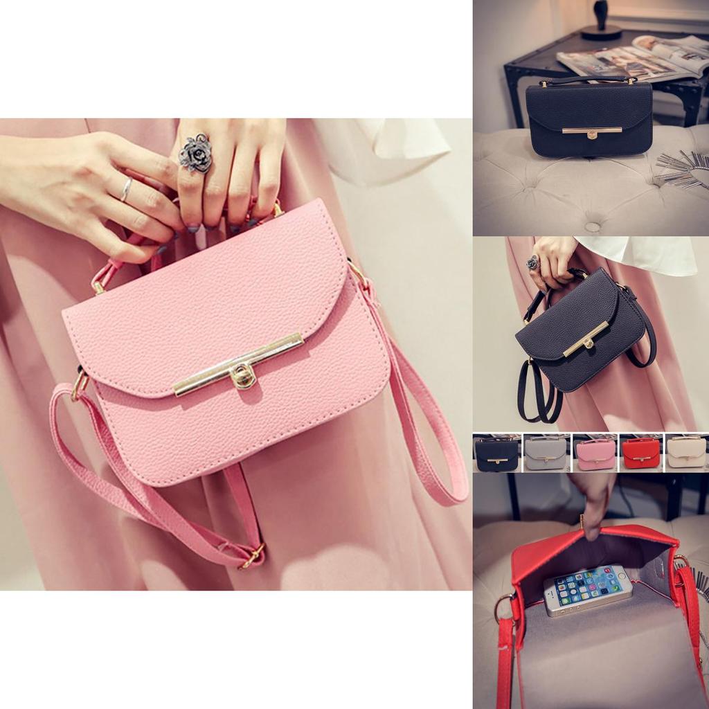Elegant Pure Color Fashion Women Shoulder Bag Ideal For Shopping Casual And Travel