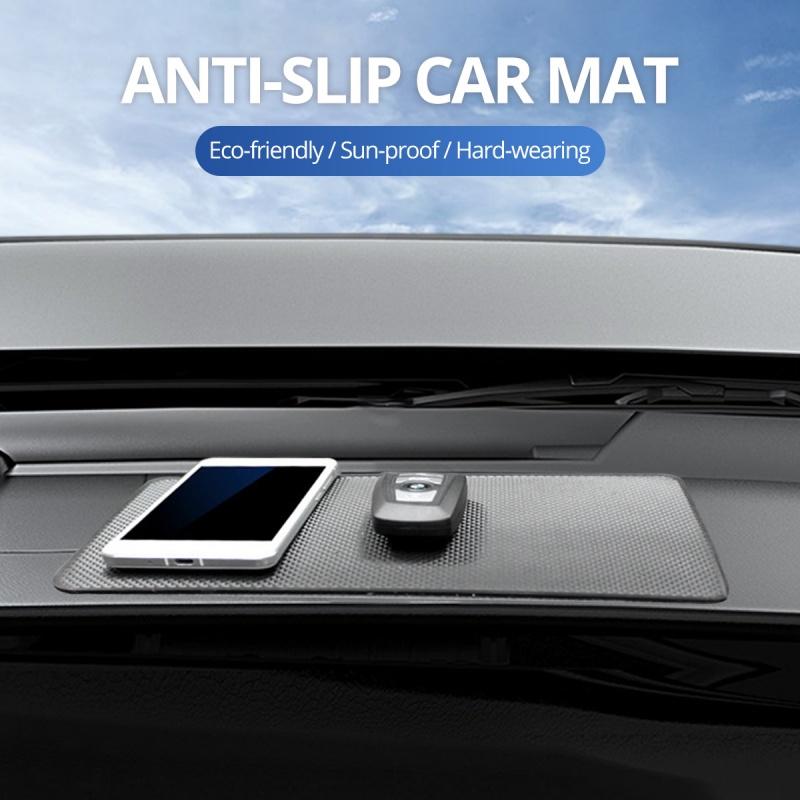 Hdoorlink Anti-Slip Car Mat Dashboard Phone Holder Non-Slip Large Car Phone Silicone Pad PVC Mat Auto Central Control Accessories