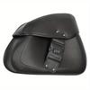 1 Pair Motorcycle Universal Black Faux Leather Saddlebags Side Luggage Saddle Bags for Honda for SUZUKI Yamaha Cafe Racer Bobber