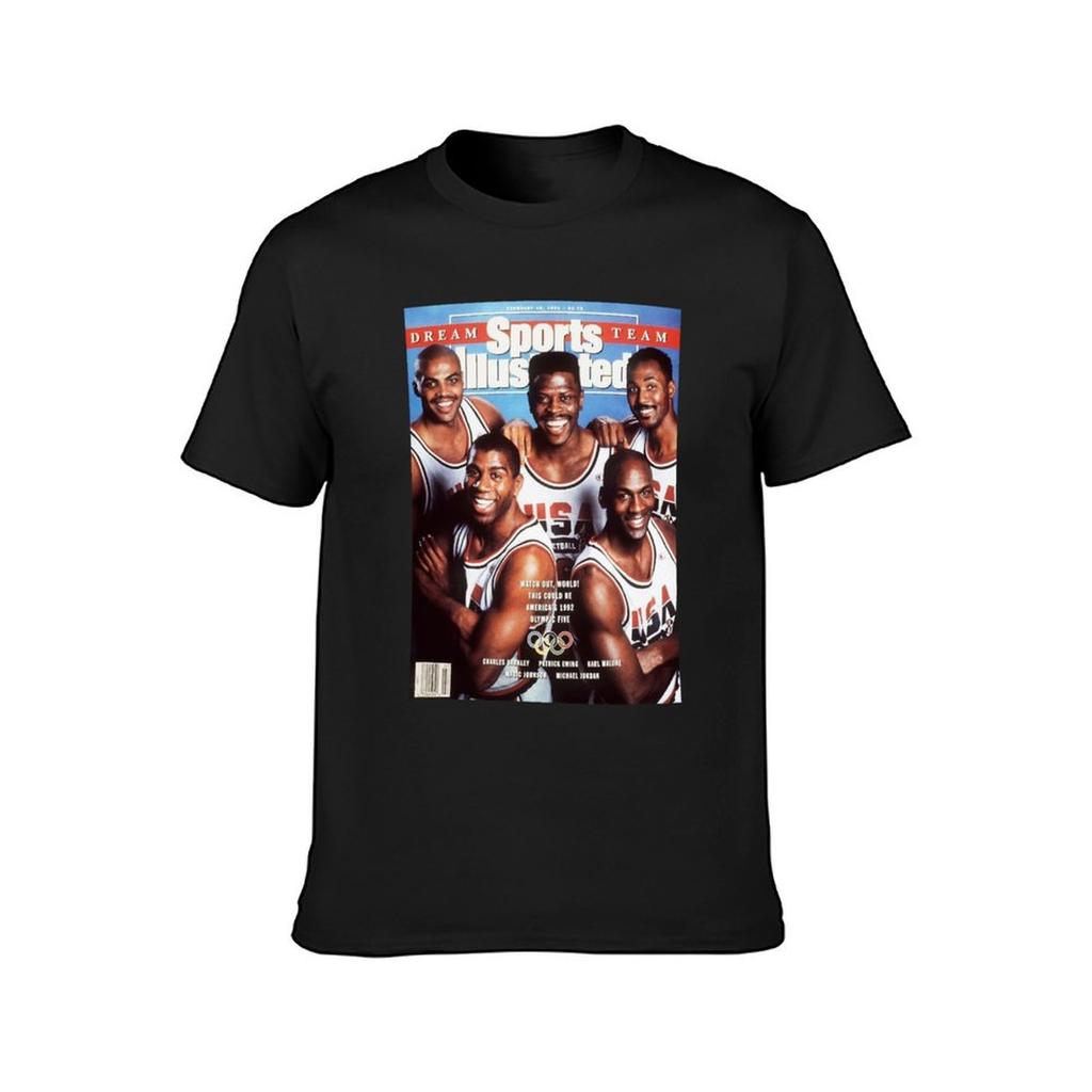 Dream Team USA Vintage 1992 Basketball Gift for Basketball Fan T-Shirt Tops Graphics Vintage Fitted T Shirts for Men