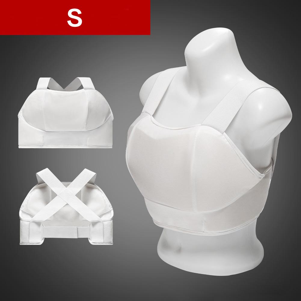 Womens Karate Chest Protector Soft Removable Lining Boxing Breast Protection for Sparring Volleyball Taekwondo Kick Boxing Gym
