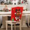 Cloth Christmas Chair Cover Santa Claus Christmas Table Decor Home Decoration