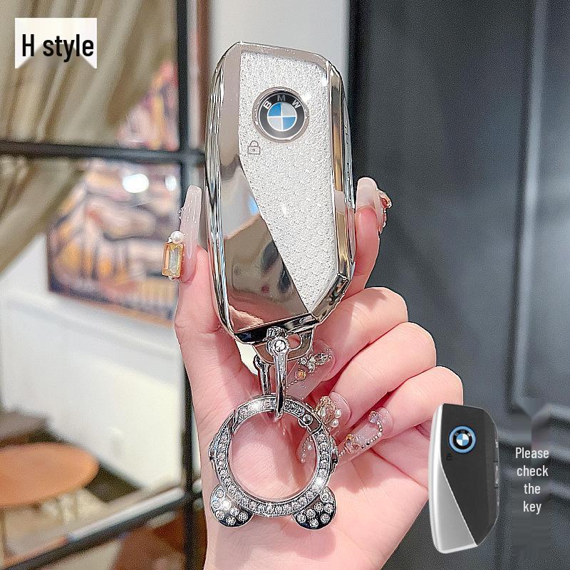 Compatible Key Cover for BMW: 5, 3, 7, 1 Series & X1, X2, X3, X5, X6, X7 Models (530, 525, 320li)