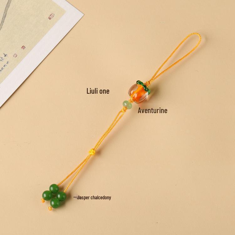 Adjustable Woven Gourd Phone Lanyard & Bag Chain - DIY Rope Accessory