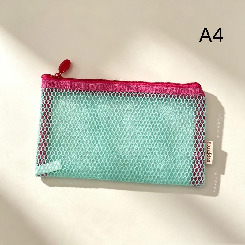 Square Mesh Cosmetic Bag Mini Coin Purse Portable Square Cosmetic Storage Bag With Zipper Multi-purpose Sundries Bag
