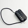 Micro Doublebobinage Guitare Électrique Série 5 Aluminium-Nickel-Cobalt 4 Conducteurs Doublebobinage Noir 50 mm × 52 mm