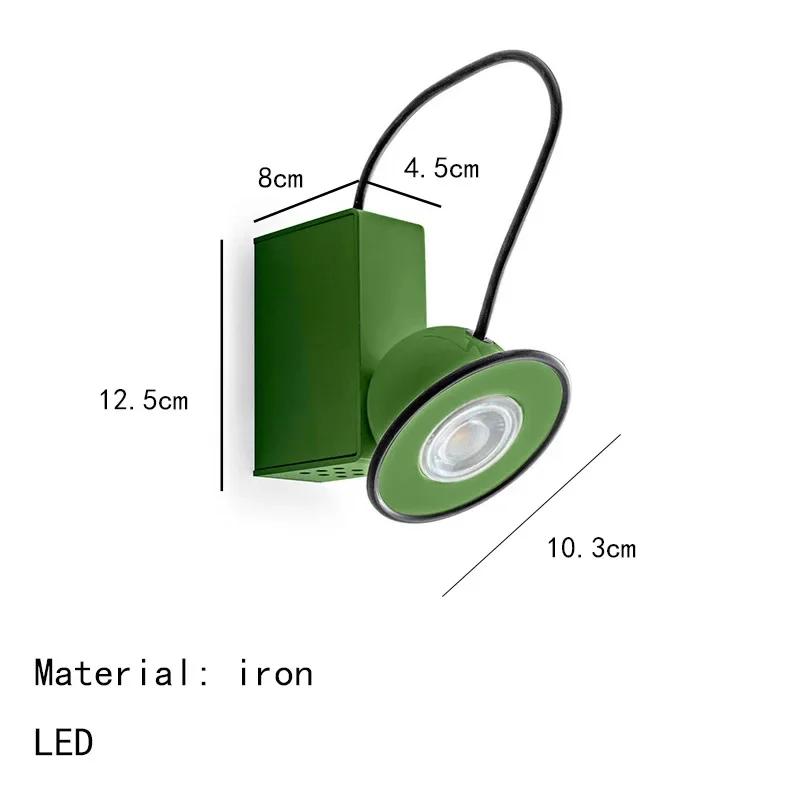 Nordic Medieval Style Wall Light for Living Room Bedside Light Retro Magnetic Suction Bedroom Decor Wall Lamp Home Wall Sconces