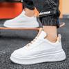 Mode 2024 Sommar Höst Hot Sale Tjock Sula Små Vita Skor Koreanska Andningsbara Sportskor Casual Boardskor Sneakers för Män