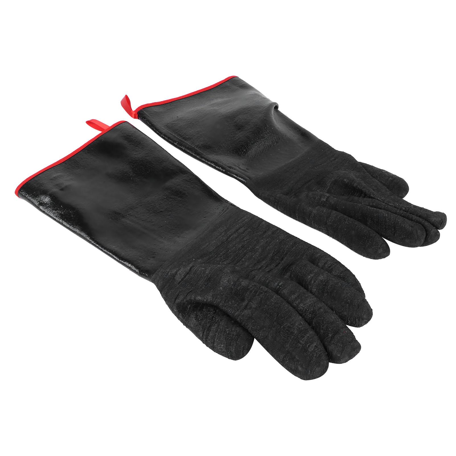 

BBQ Gloves High Temperature Resistance 500 celsius Waterproof Acid and Alkali Resistant Garden Gloves