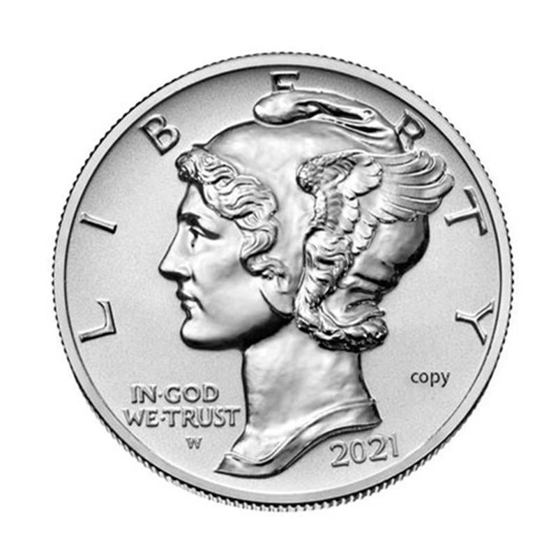 

US 2021-2022 Statue of Liberty commemorative coin, eagle ocean coin, coin