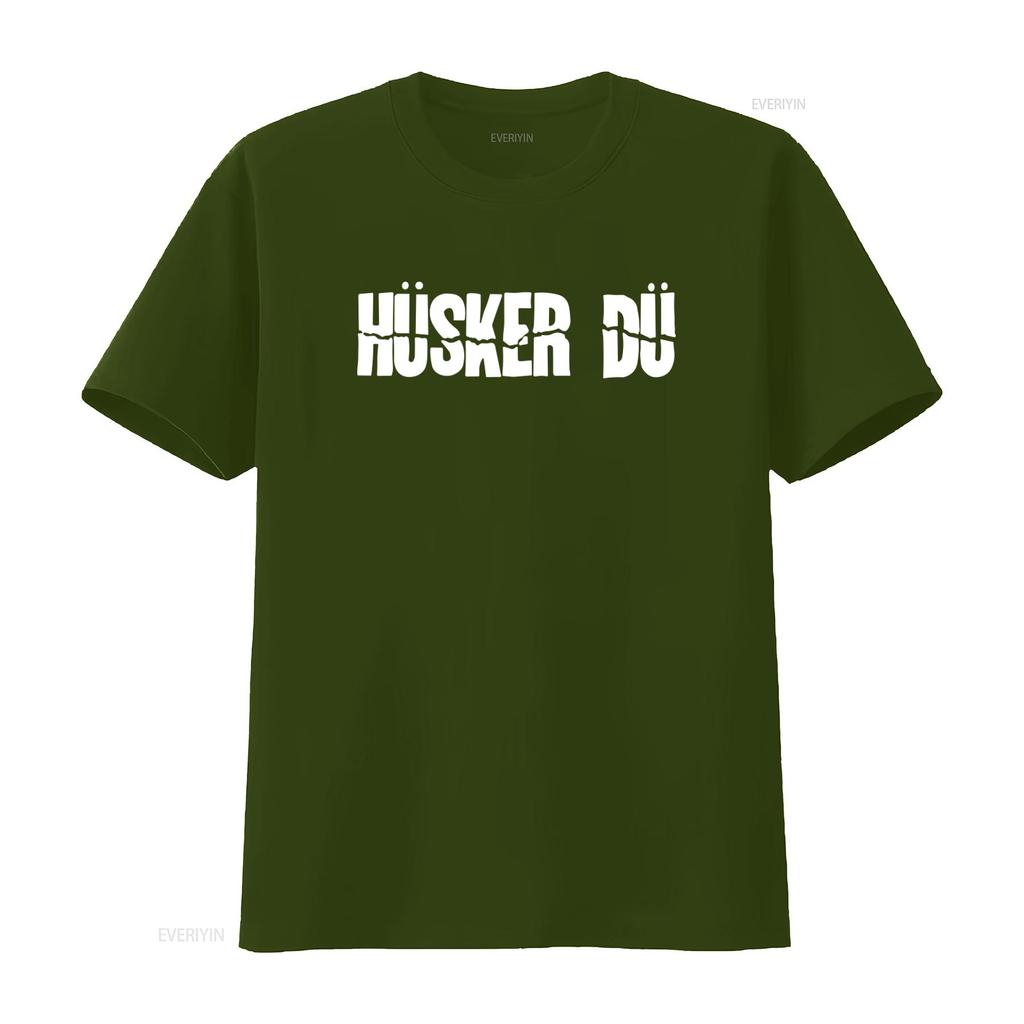 Husker Du Rock Band Print T Shirt for Men Stylish and Comfortable Music vintage Washed streetwear fashion Casual Slightly