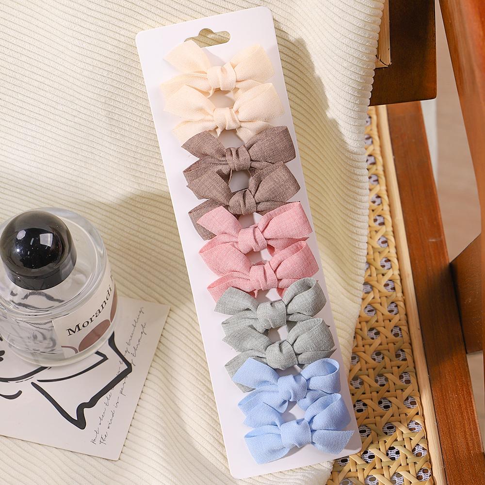 

10 шт./набор Милые заколки для волос принцессы для девочек, банты для волос, безопасные нейлоновые заколки-зажимы, шпильки для младенцев, малышей, детей, детские аксессуары для волос Size fits all&Other