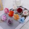 7pcs 6CM Silk Rose Heads Vintage Artificial Flowers Wedding DIY Wreath Garland Accessories DIY Gifts Box Scrapbooks Decor