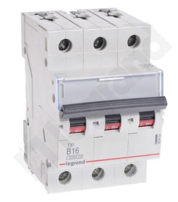 Leitungsschutzschalter 3P B 16A 6kA AC S303 TX3 403402