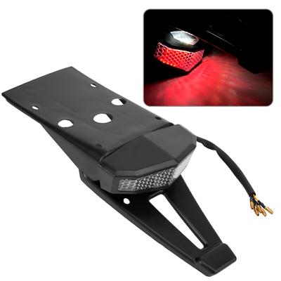 Lampada di segnalazione per Bobber Enduro Dirt Bike Indicatore di direzione Freno Stop Indicatore Rosso/Ambra Moto ATV LED Coda posteriore