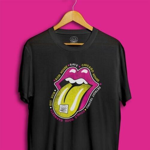 

Красный Мои Губы Эйсид Хаус Рейв Эдм Рейв Мужской XL