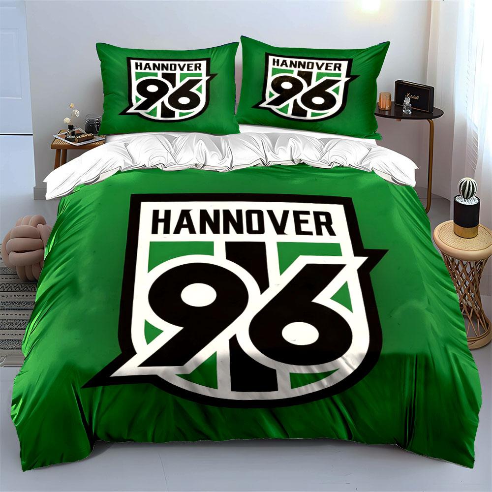 "Hannover 96 Logo Pattern." Bedding Sets Duvet Cover Sets Duvet Covers Pillowcases(1 * Duvet Cover 2 * Pillowcases, Without Duvet Insert)
