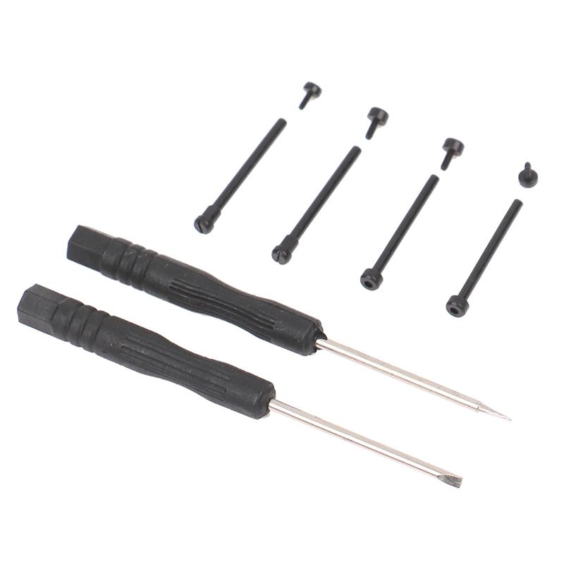 1Set For Xiaomi Amazfit T-Rex/ T-Rex 2 Watch Connector Screw Rod Adapter Pin Accessories Stainless Steel Strap Raw Ear Bars Screwdriver Tool