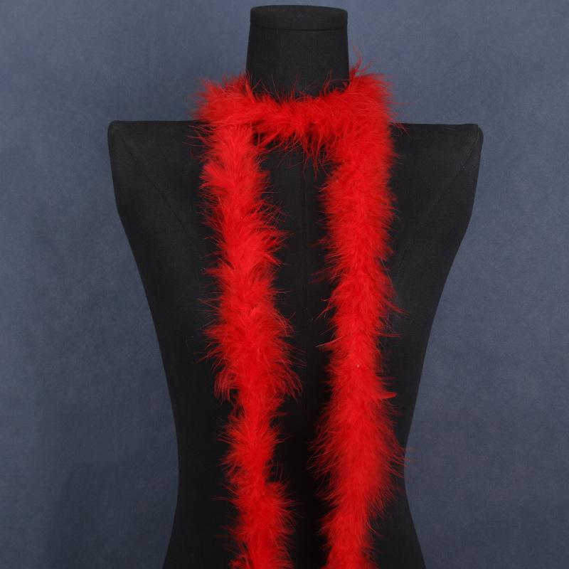 About 2 Meters Long-Haired Turkey Feather Clothing Pet Supplies Car Ornaments Flower Lights Christmas Supplies Diy Decoration