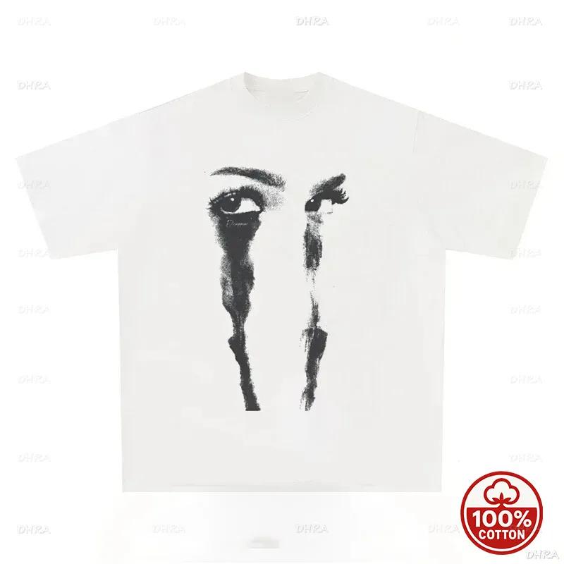Personality Pattern Printed TShirt Unisex Cotton Fashion Couple Clothes Graphic Streetswear Short Sleeve Crew Neck Clothing Y2K