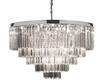 Hereford Fall XL Chrome - 80cm Chrome Crystal Chandelier