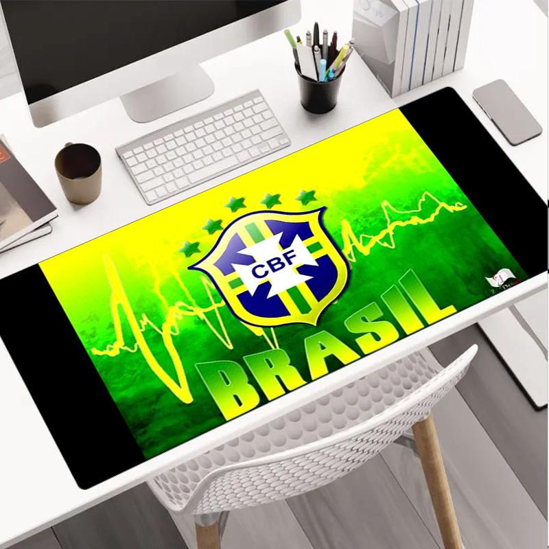 Brazilian Football Federation Emblem Mouse pad Mouse pad, Gaming Mouse Pad, keyboard pad, Desk Decor for computer notebook Fan Gift Birthday Gift