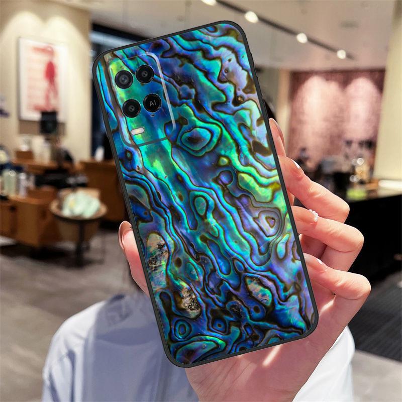 

Чехол с текстурой раковины моллюска Абалон для Oppo A40 A60 A80 A18 A38 A58 A78 A98 A16 A76 A96 A15 A17 A77 A74 A94 A54 A57S OPPO A60 4G