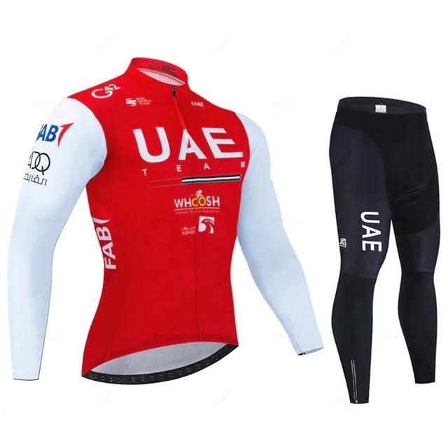 Herbst und Winter VAE Rennrad Radsportanzug Langarmanzug, Radsport Thermischer Fahrradanzug