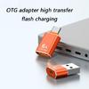 Heavy Duty OTG Adapter Type C To USB Converter For Highly Speed Data Transmission On Traveling Reliability Connectivitie