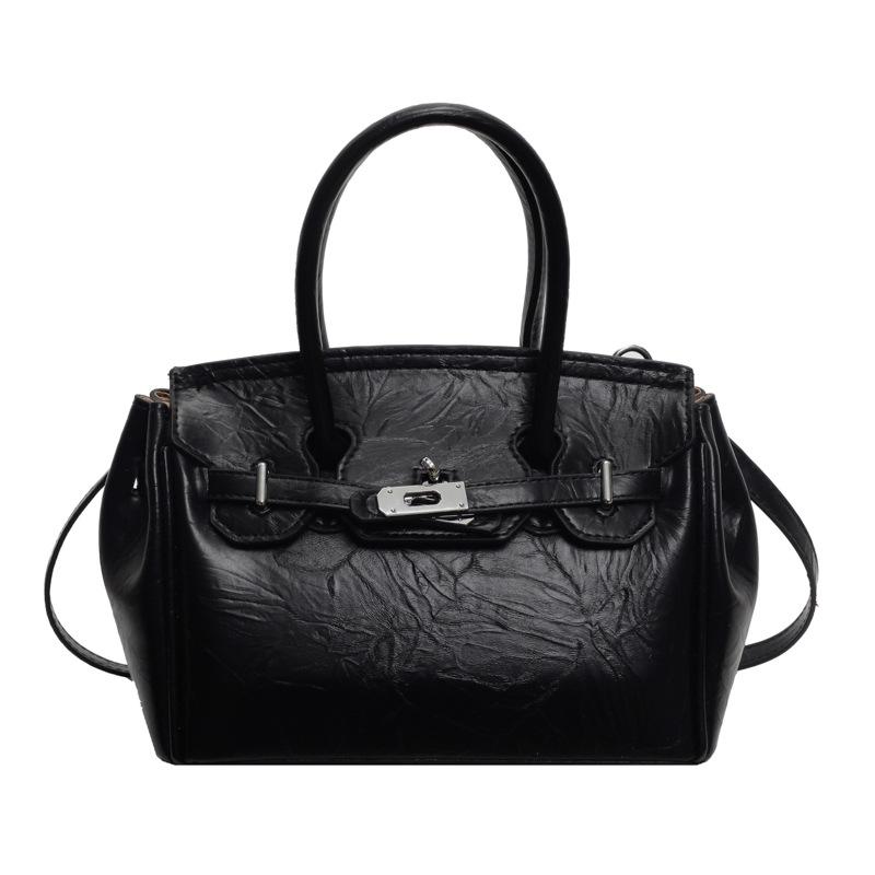 High-texture bag, new Yozi portable platinum bag, pearlescent glossy shoulder messenger bag.