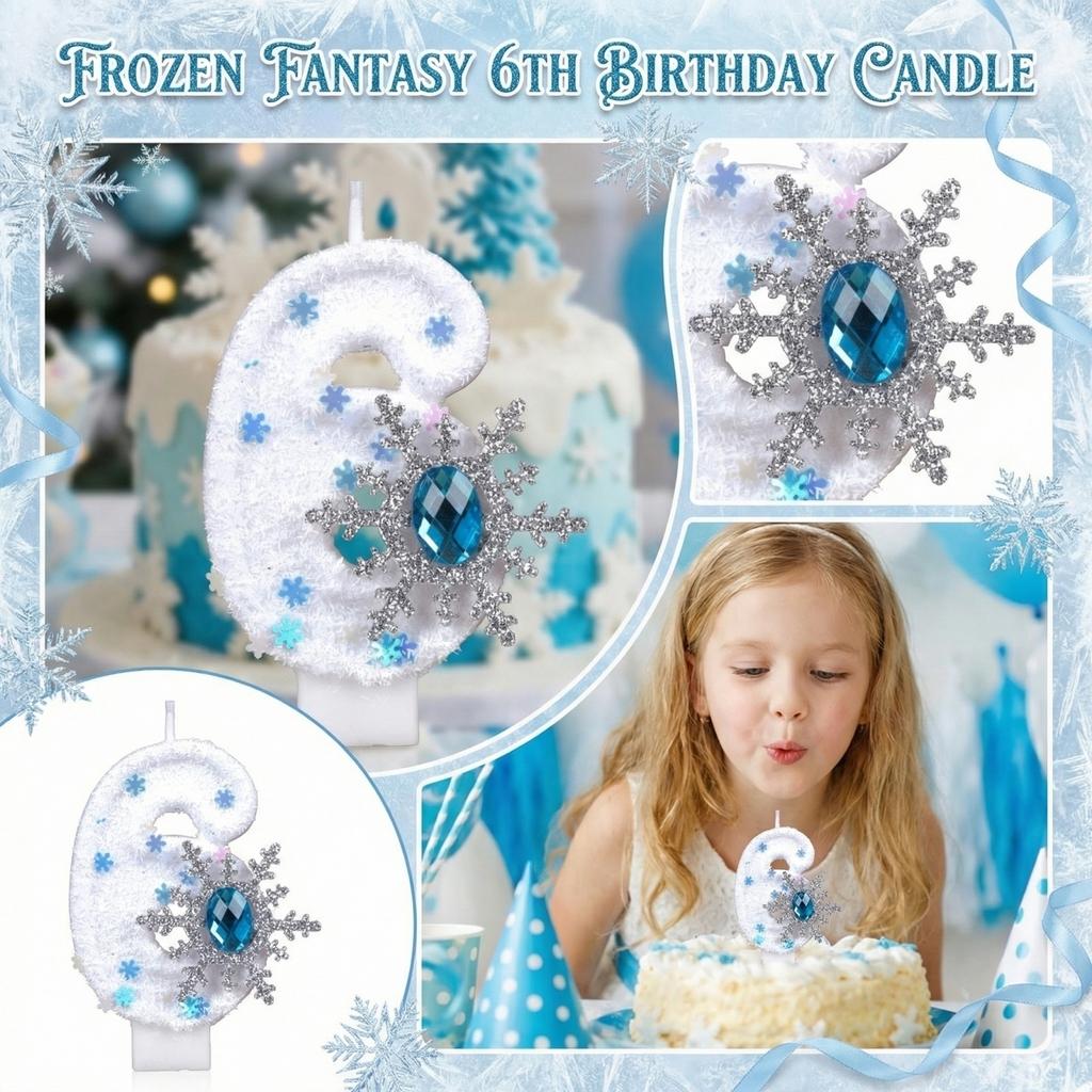Fashion Cartoon Creative Birthday Candles Party Digital Candles