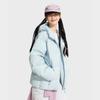 Li Ning CF Su Series White Windproof Moisture Wicking Water Resistant Loose Duck Down Short Jacket Unisex Jacket Frost-Blue AYMV157-6