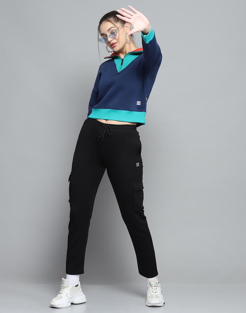 ROCK.IT Women Regular Fit Winter  Sweatshirt