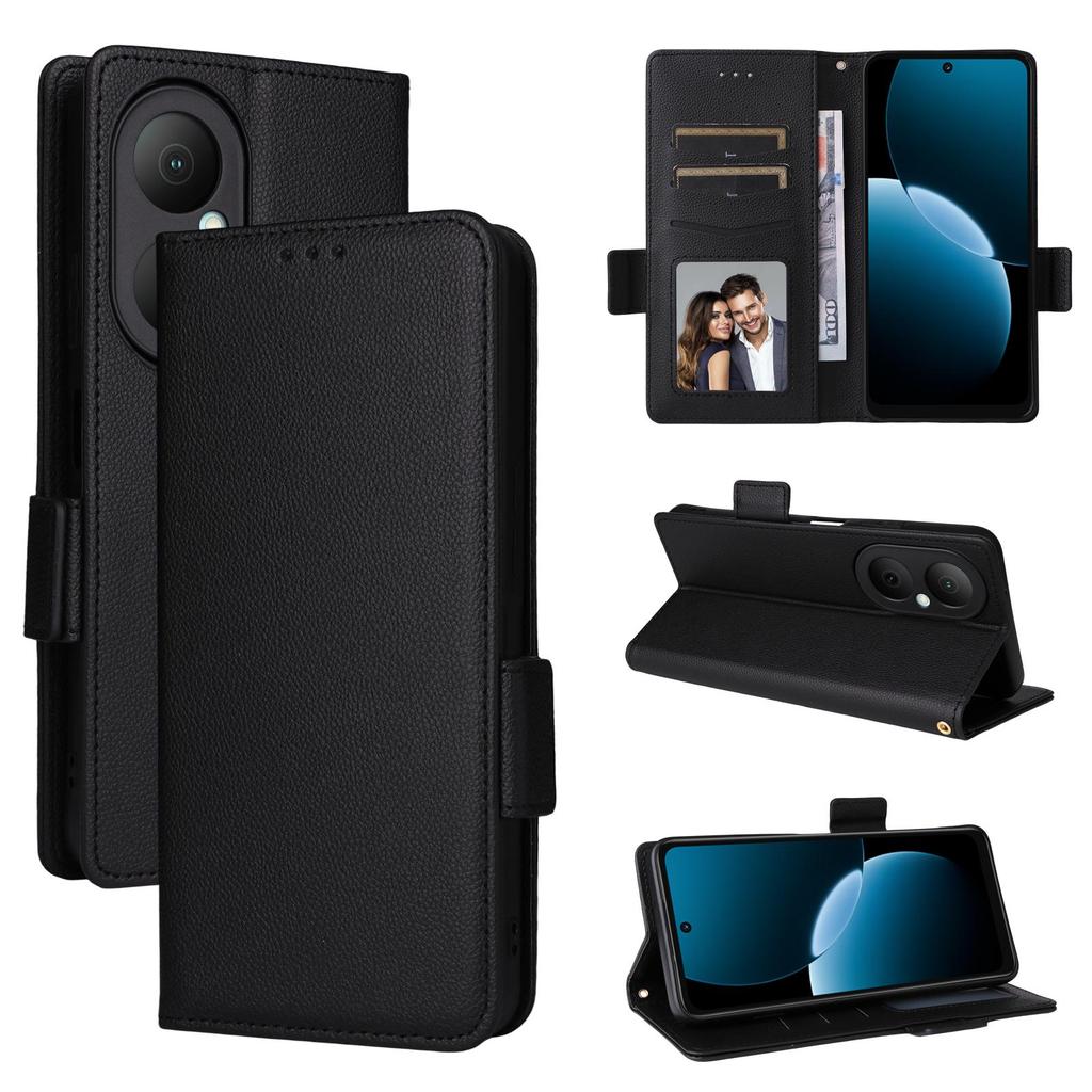 Flip Cover für Huawei Enjoy 80 4G PU-Leder Ganzkörperschutz Mit [RFID-Blockierung] Stoßfest Langlebig Retro Handyhülle