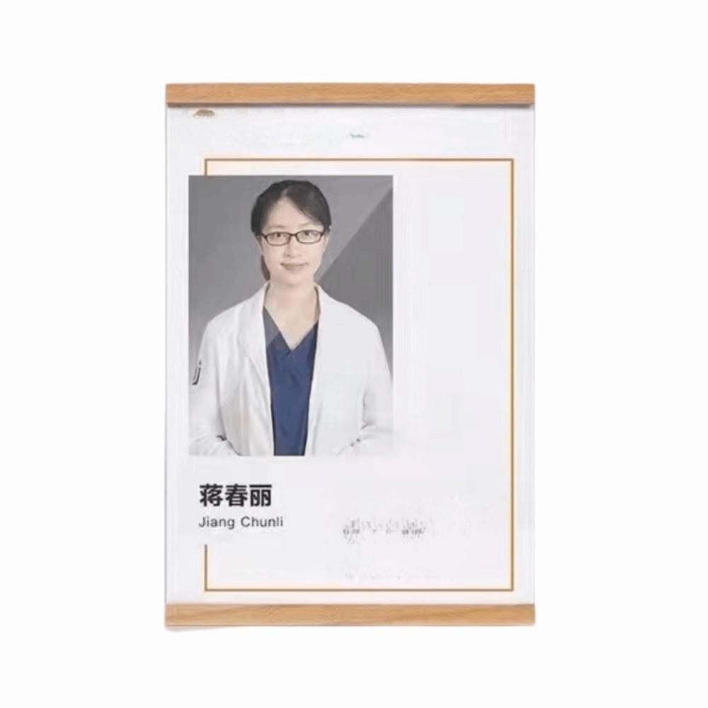 Rectangle Magnetic Wall Mounted Frame Reusable Display Board Acrylic Sign Holder  Retail Store