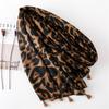 Fashion Printed Leopard Scarf Female Spring Muslim Women Hijab Scarves Tassel Large Size Headband Handkerchief Women'S Bandana